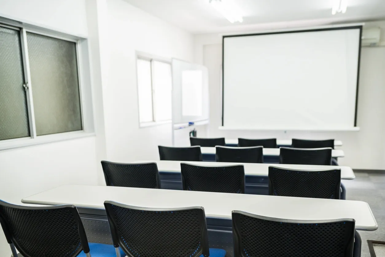 Modern classroom training room